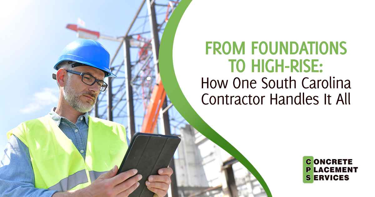 Construction professional reviewing information on a tablet at a jobsite