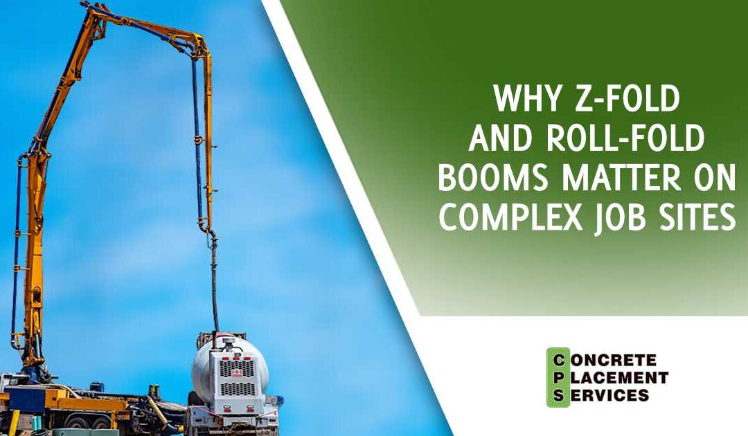 Why Z-Fold and Roll-Fold Booms Matter on Complex Job Sites